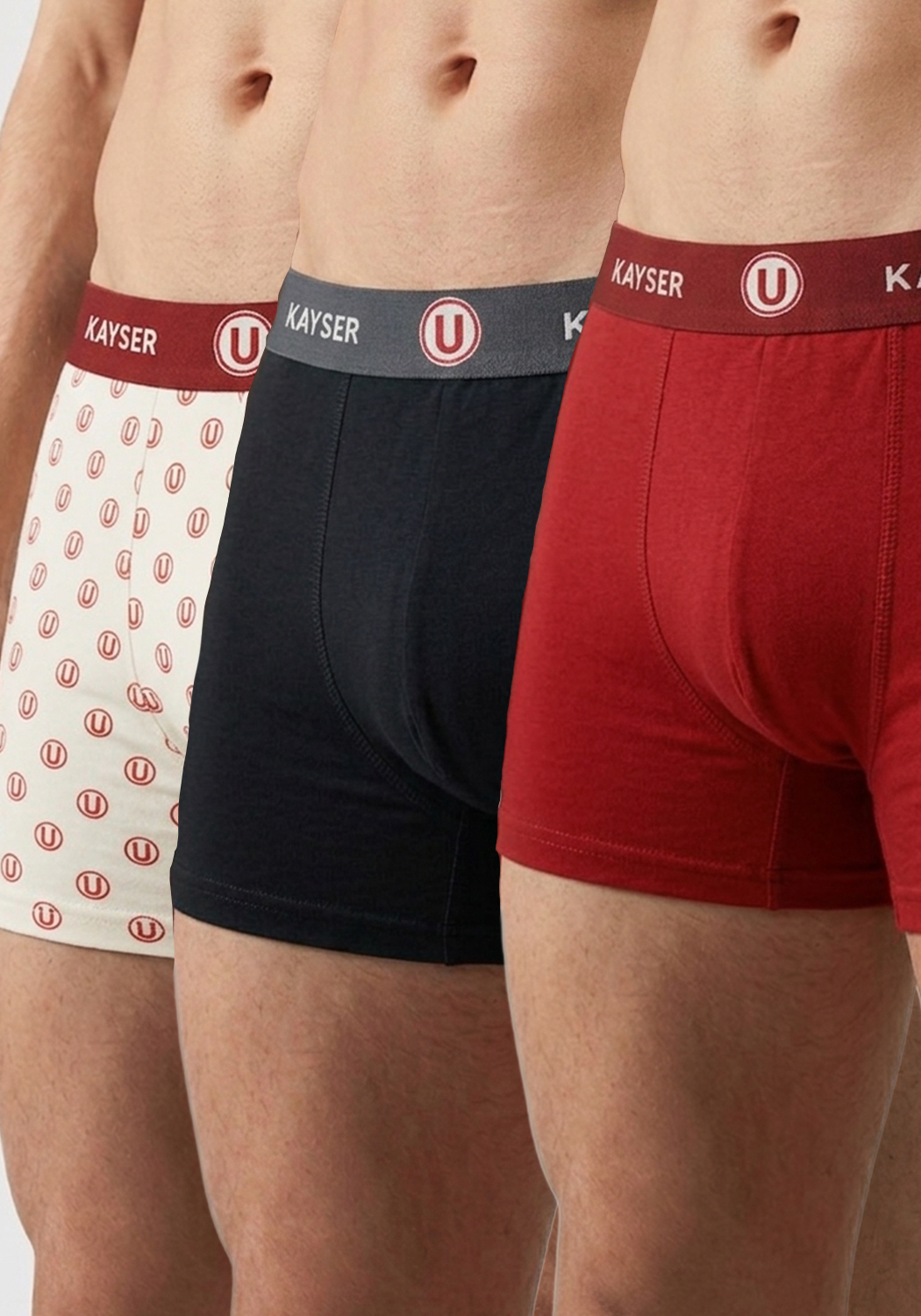 TRIPACK BOXER HOMBRE CORTO ALGODON - 1