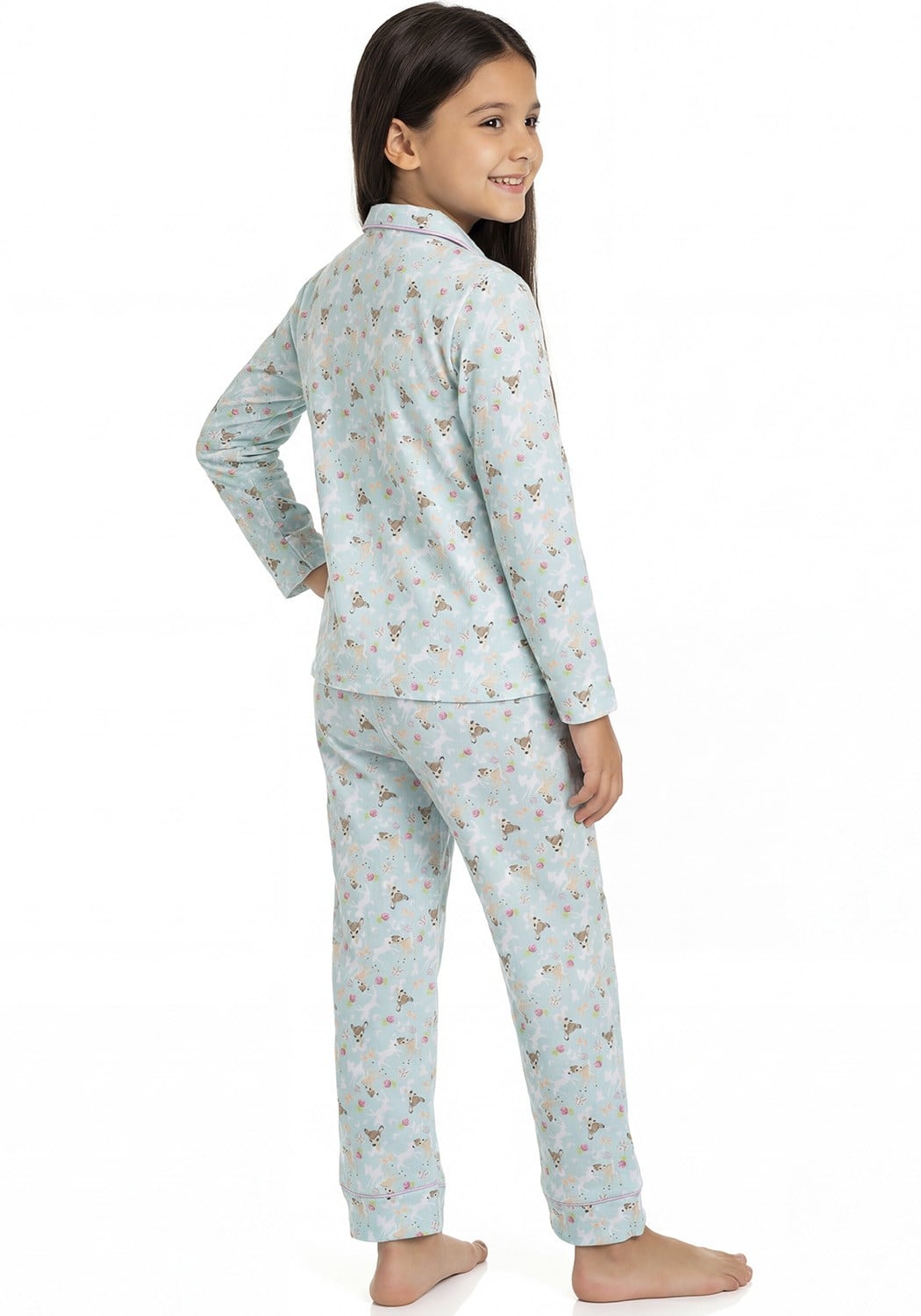 PIJAMA NIÑA PANTALON ALGODON - 2