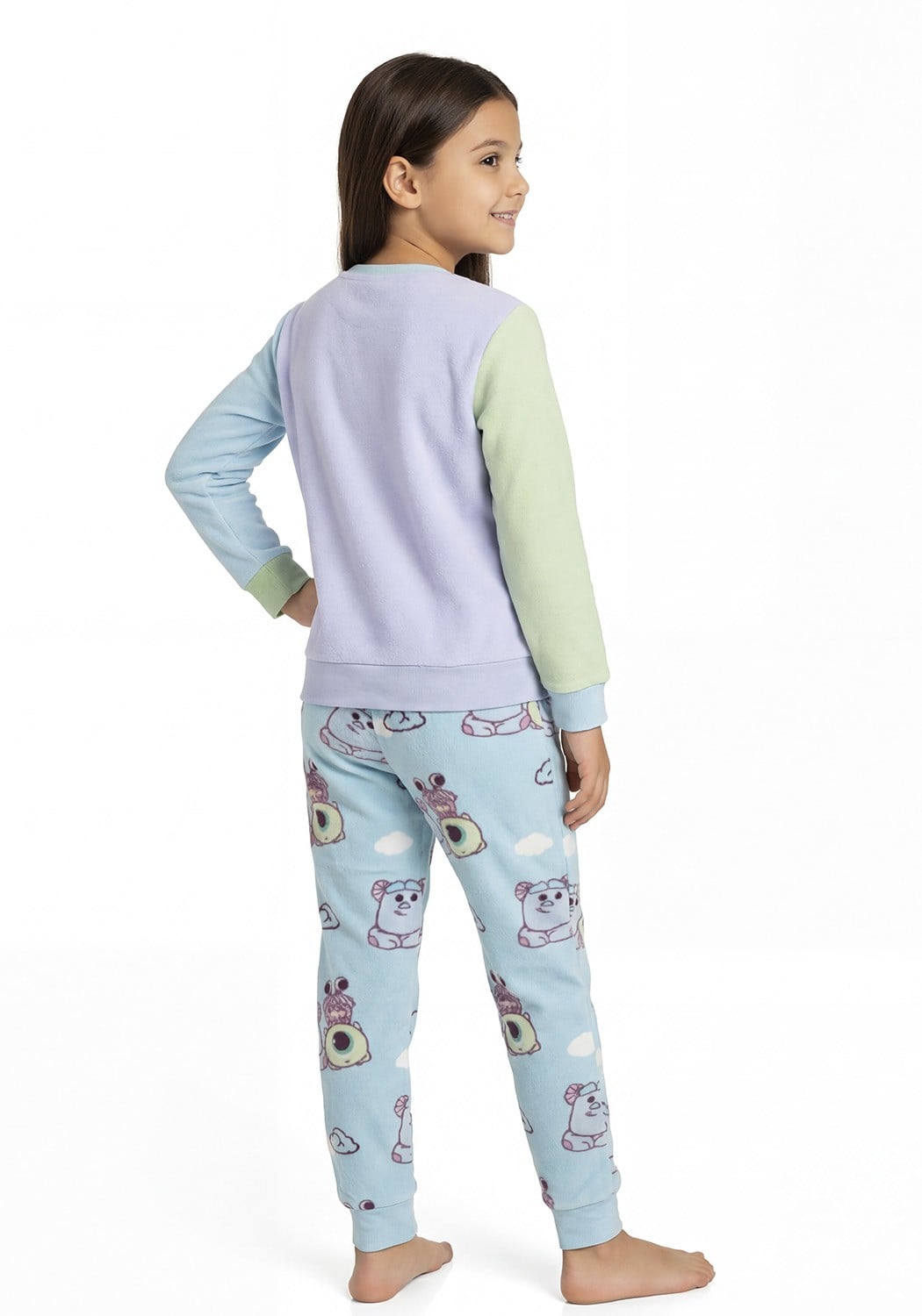 PIJAMA NIÑA PANTALON POLAR - 2