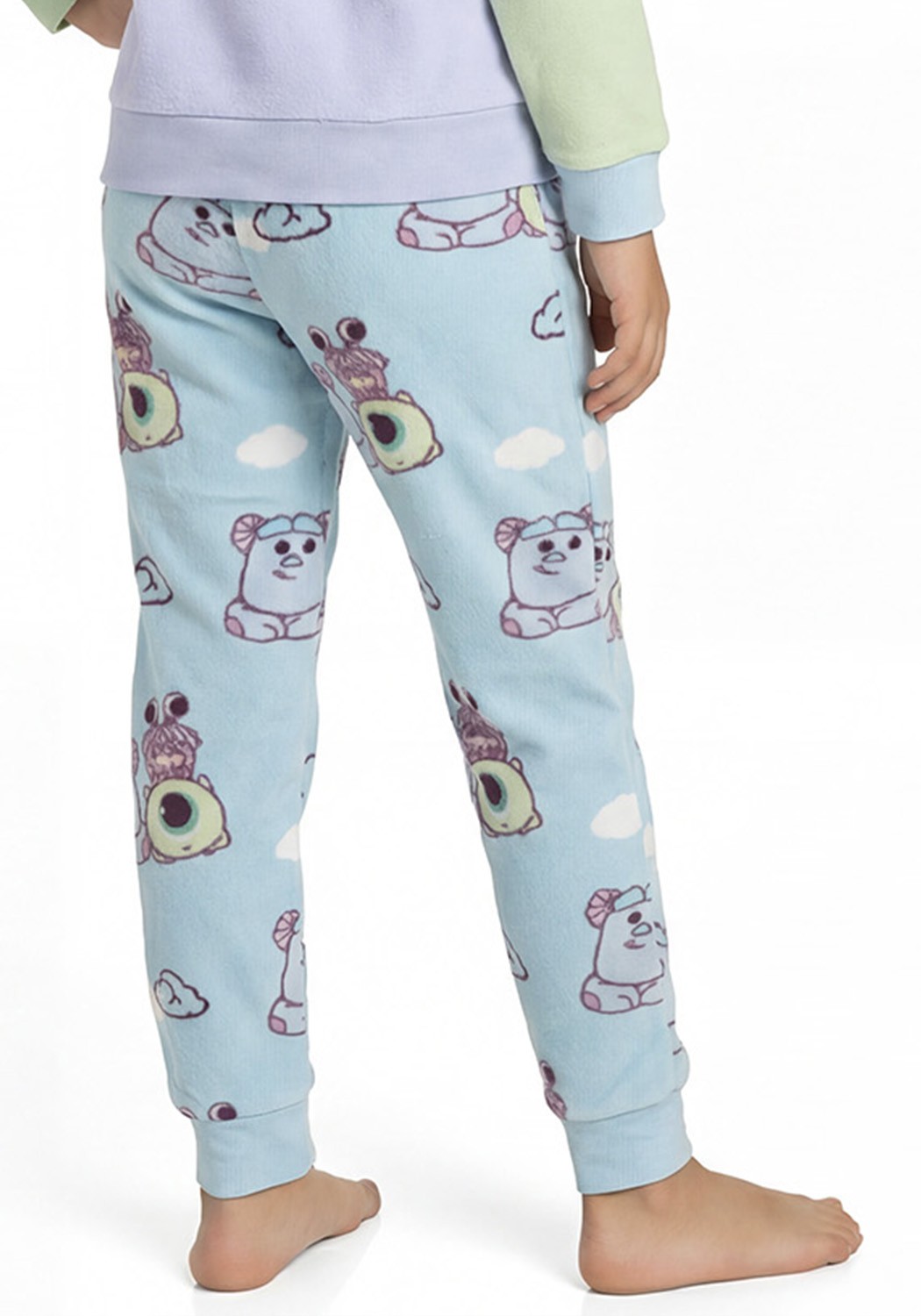 PIJAMA NIÑA PANTALON POLAR - 4
