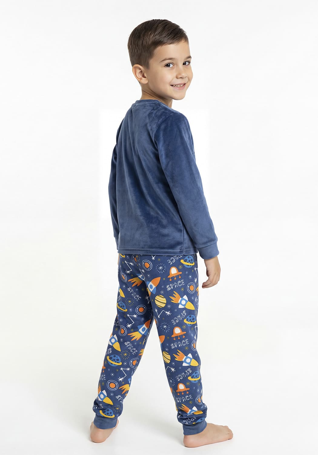 PIJAMA NIÑO PANTALON PLUSH - 2