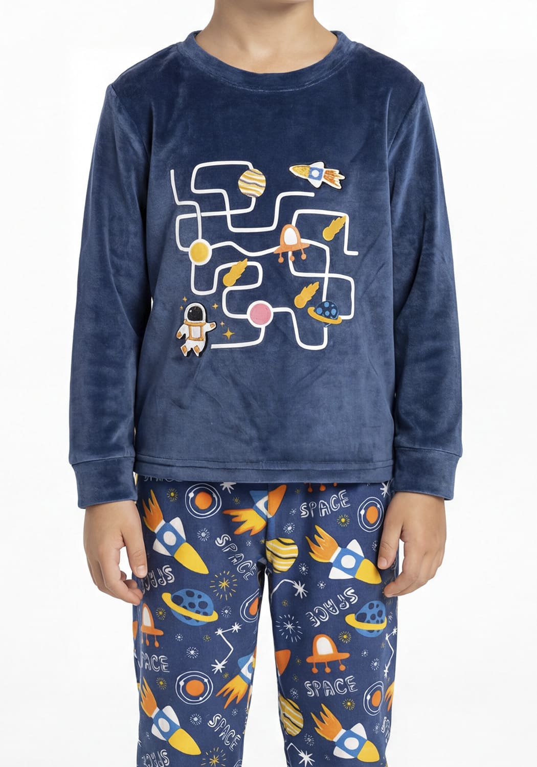 PIJAMA NIÑO PANTALON PLUSH - 3
