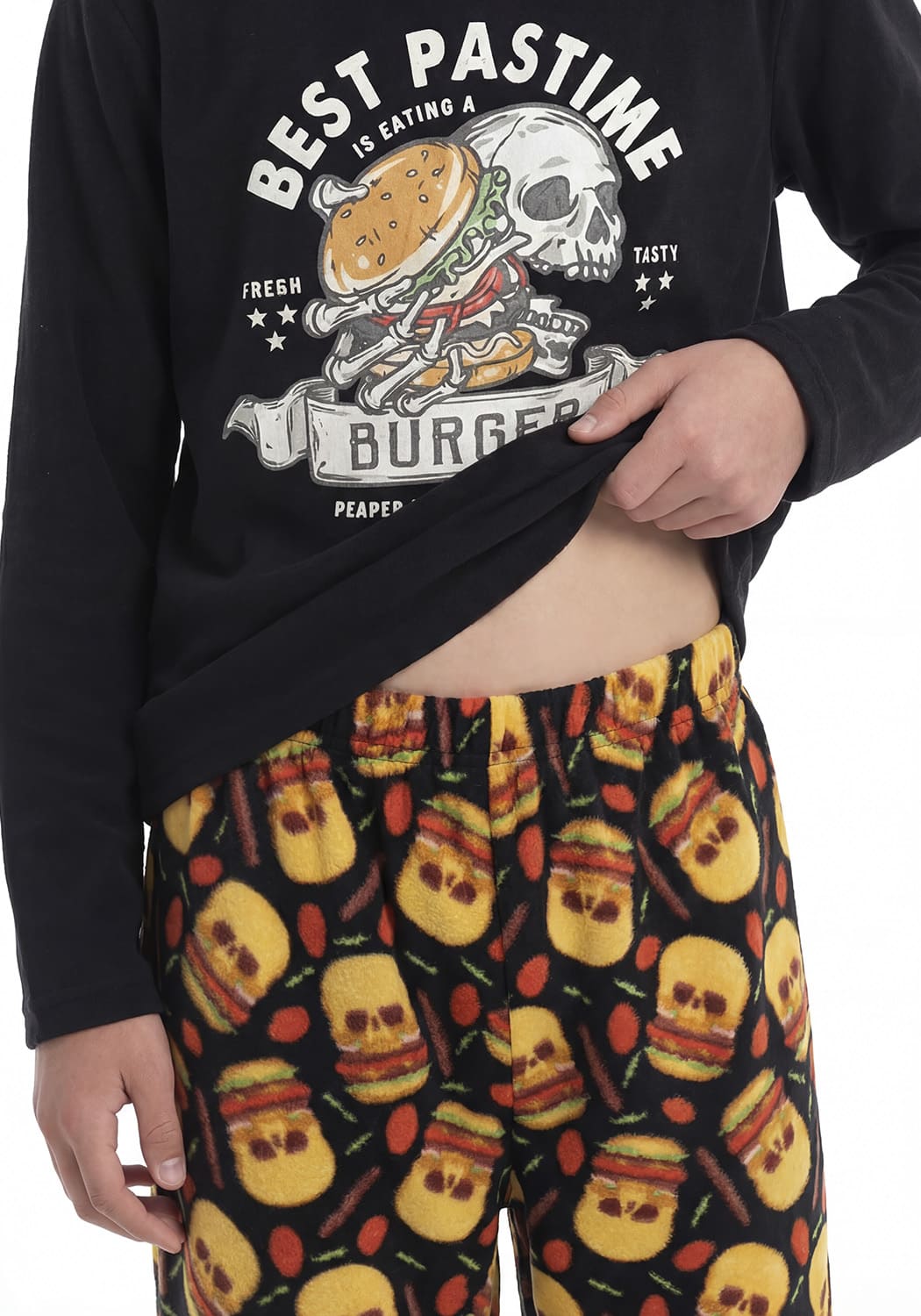 PIJAMA JUVENIL HOMBRE PANTALON POLAR - 5