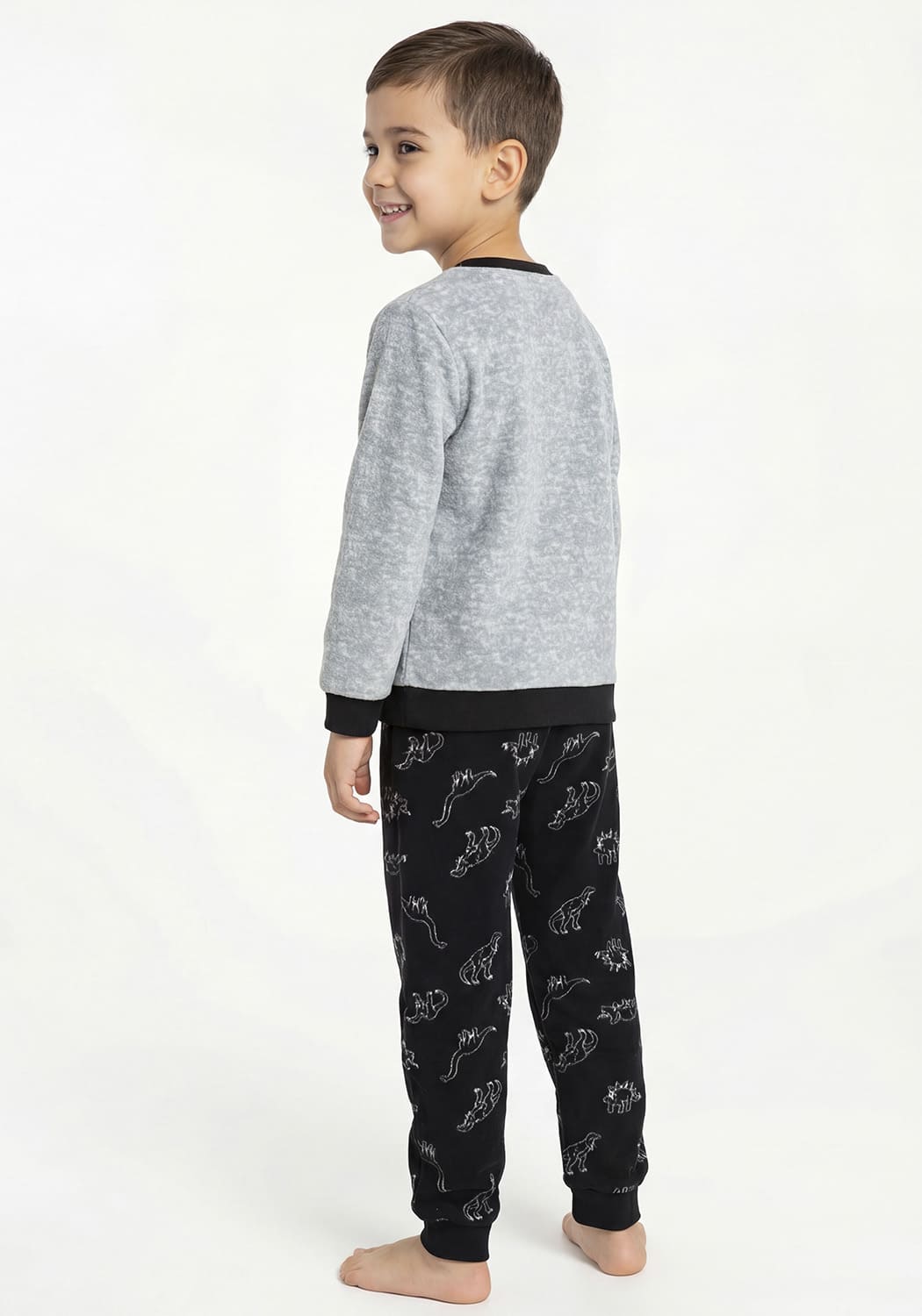 PIJAMA NIÑO PANTALON POLAR - 2