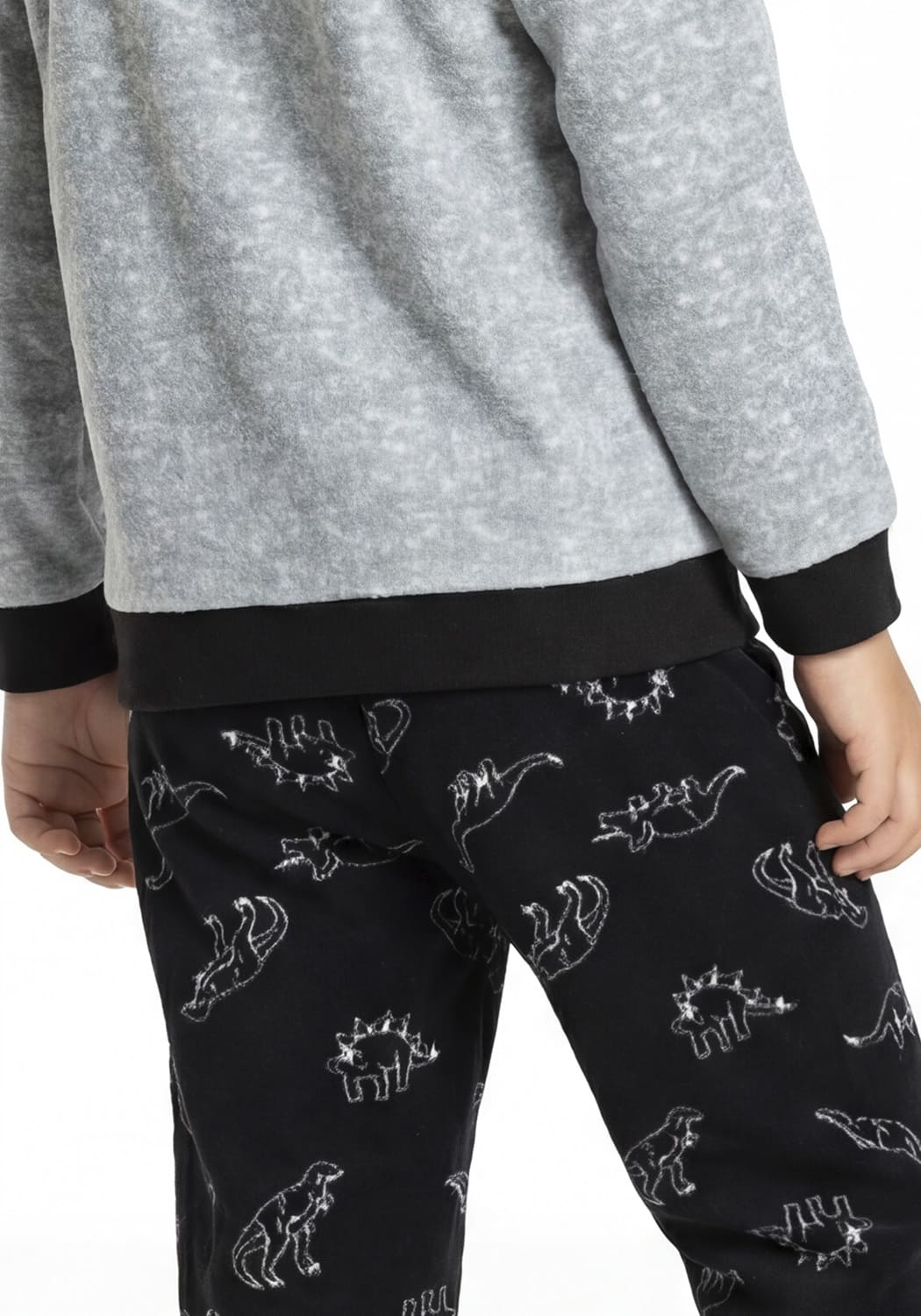 PIJAMA NIÑO PANTALON POLAR - 4
