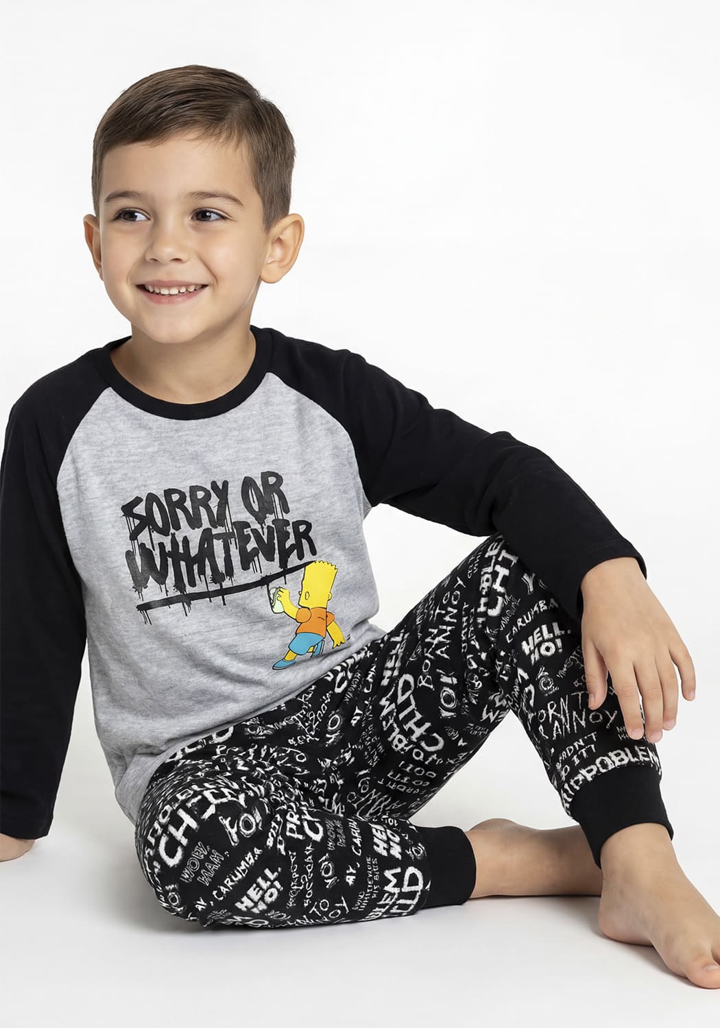 PIJAMA NIÑO PANTALON POLAR - 1