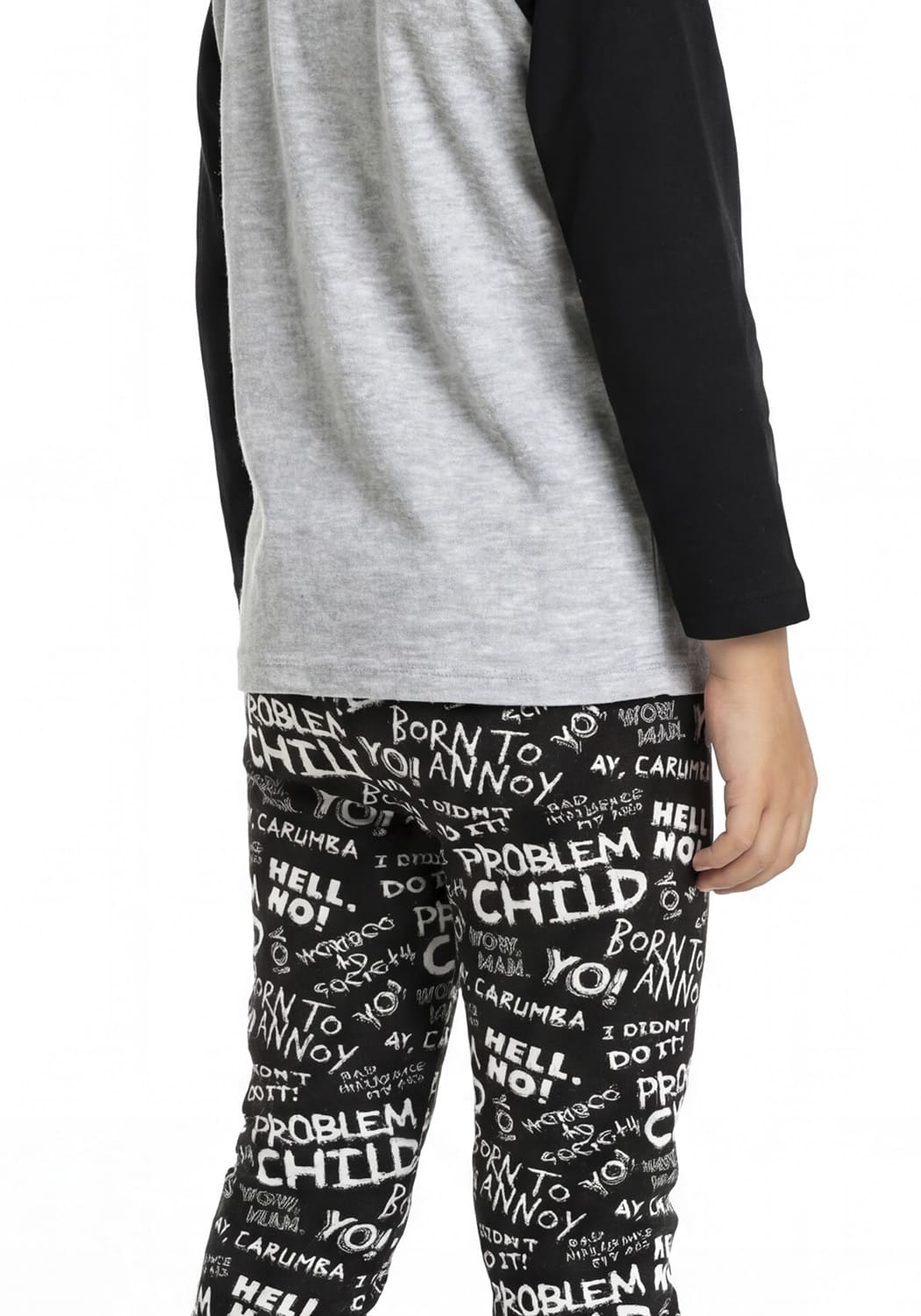 PIJAMA NIÑO PANTALON POLAR - 4