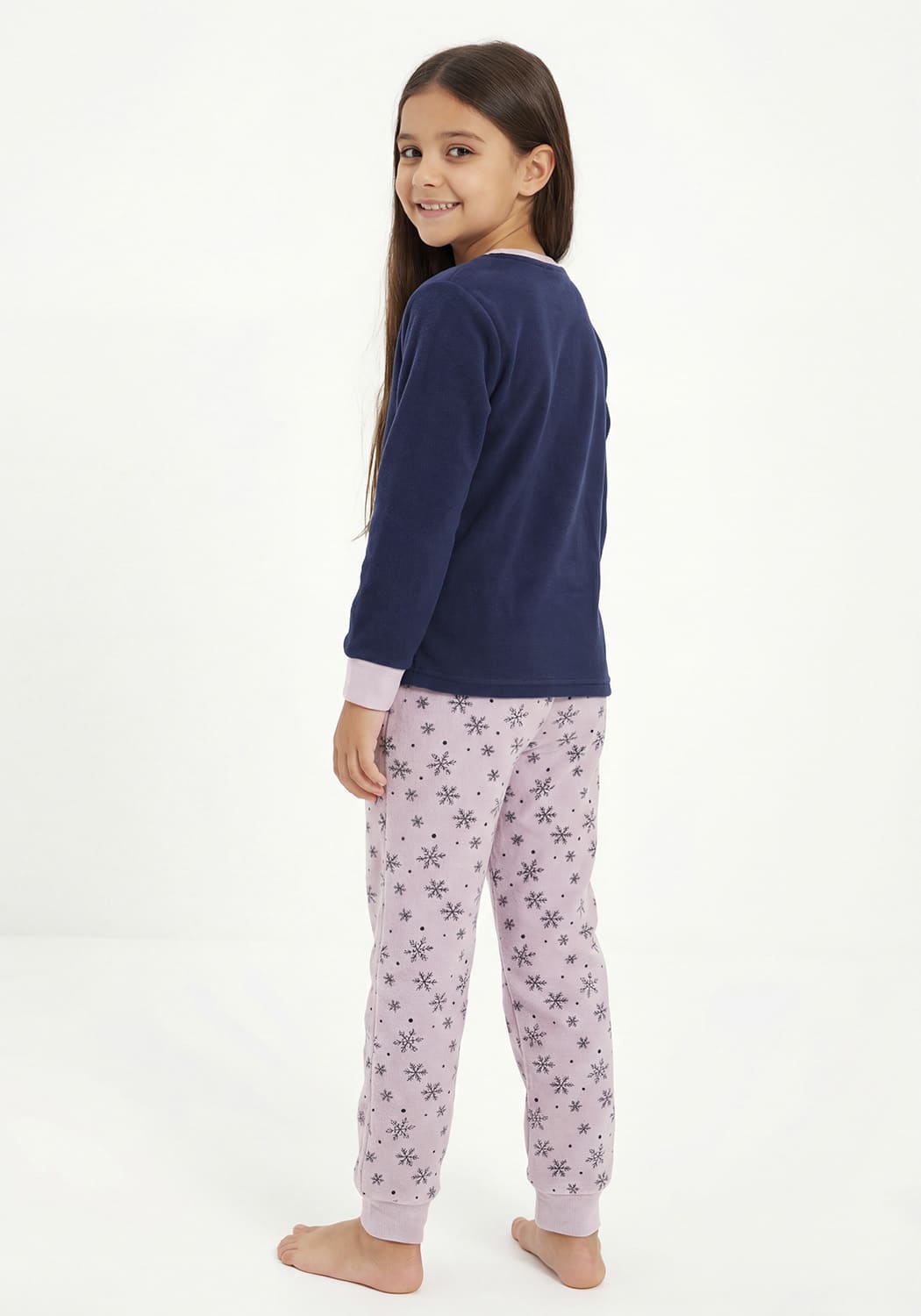 PIJAMA NIÑA PANTALON POLAR - 2