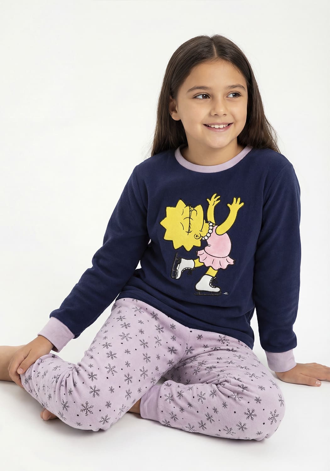 PIJAMA NIÑA PANTALON POLAR - 3