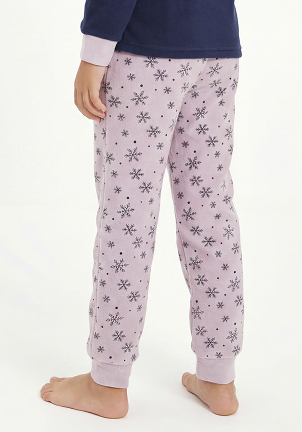 PIJAMA NIÑA PANTALON POLAR - 4