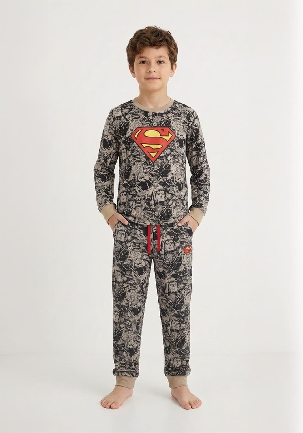 PIJAMA NIÑO PANTALON POLAR - 1