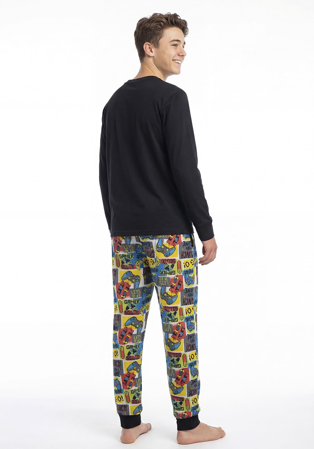 PIJAMA JUVENIL HOMBRE PANTALON ALGODON - 2