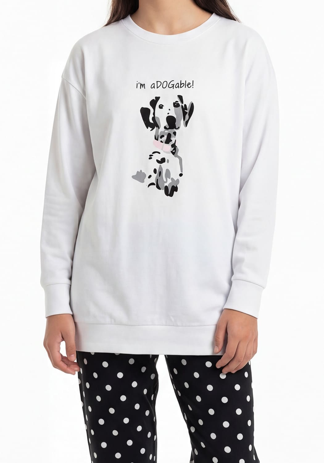 PIJAMA JUVENIL MUJER PANTALON ALGODON - 3