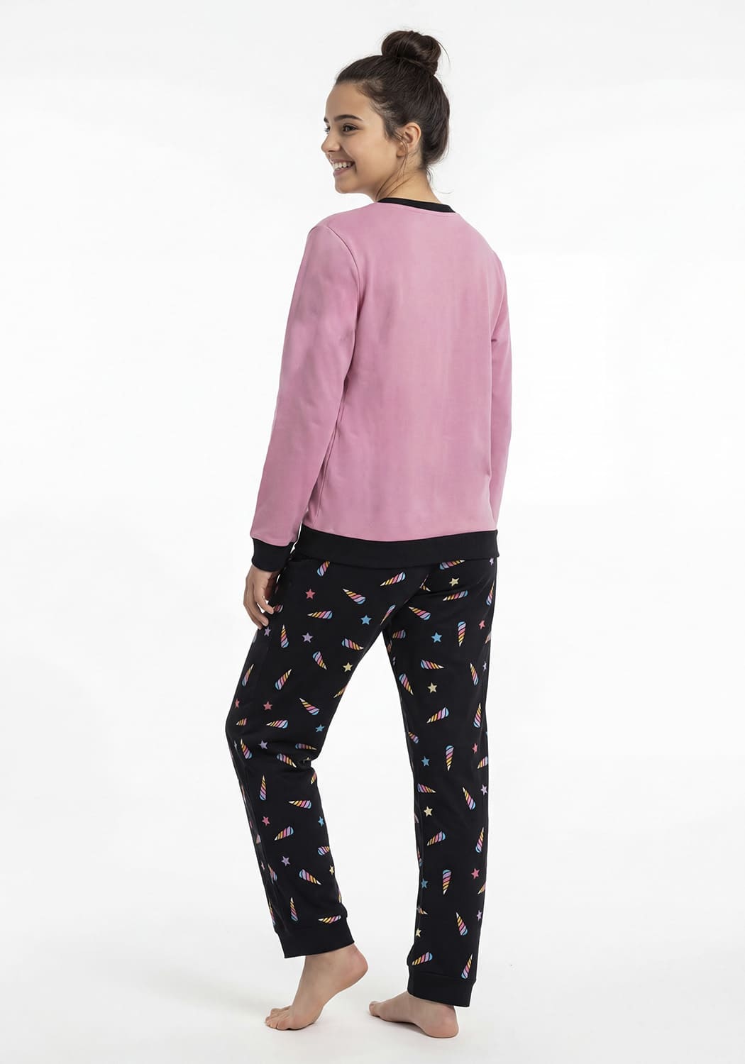 PIJAMA JUVENIL MUJER PANTALON ALGODON - 2