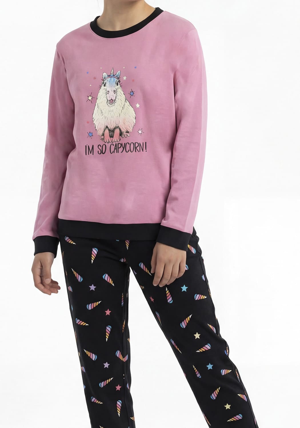 PIJAMA JUVENIL MUJER PANTALON ALGODON - 3