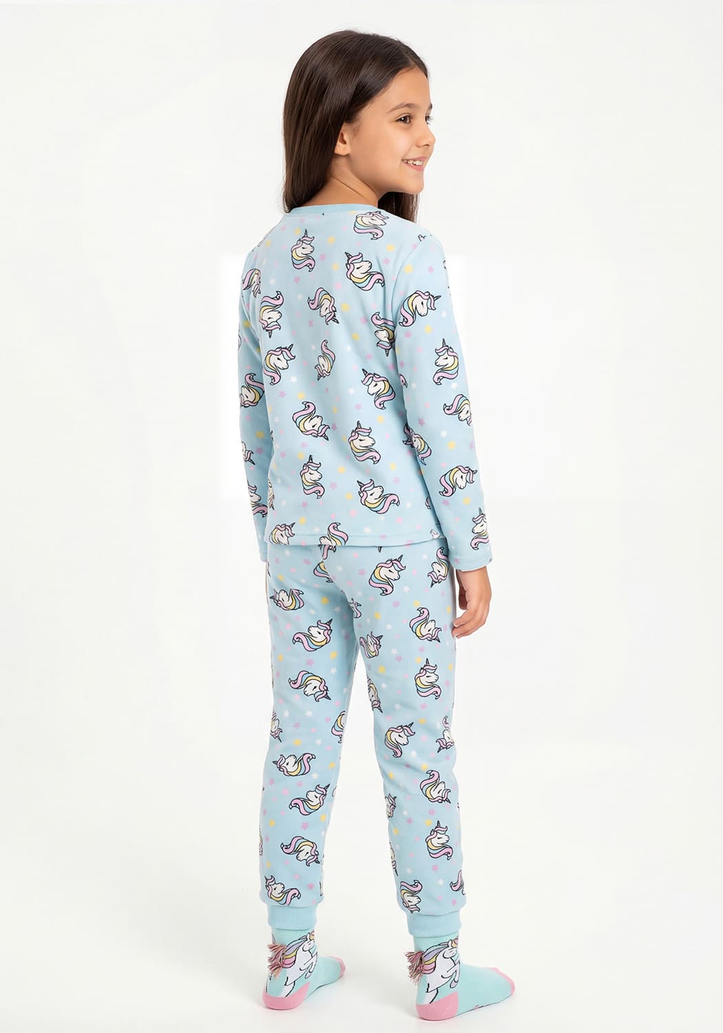 PIJAMA NIÑA PANTALON PLUSH - 2
