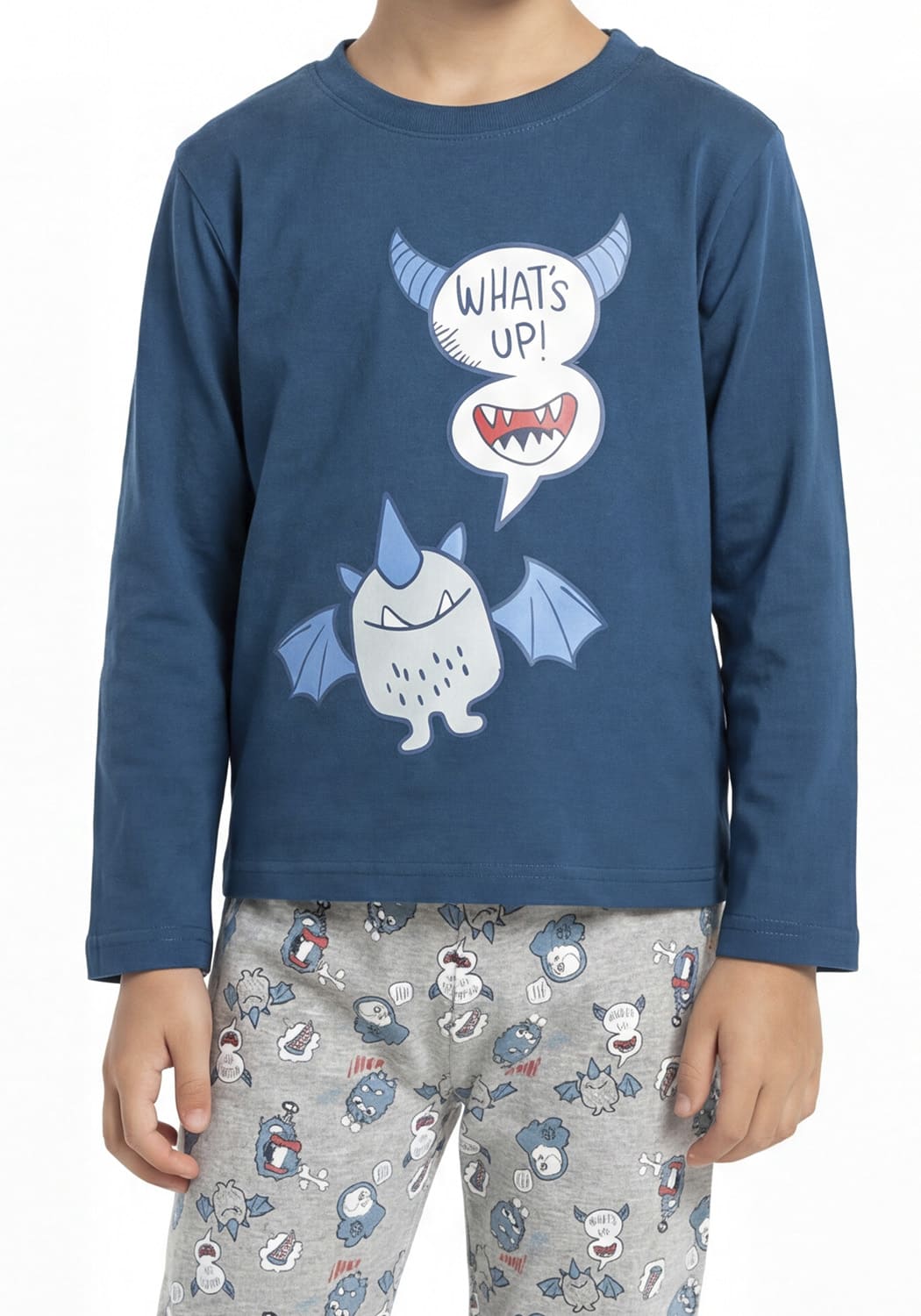 PIJAMA NIÑO PANTALON ALGODON - 3
