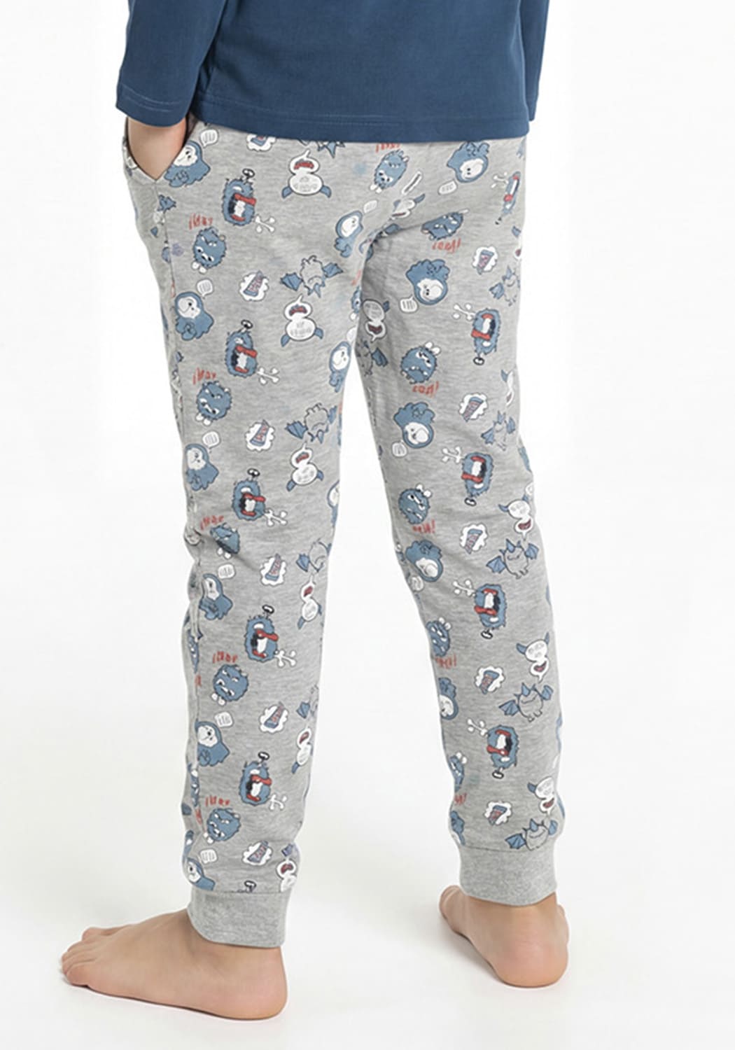 PIJAMA NIÑO PANTALON ALGODON - 4