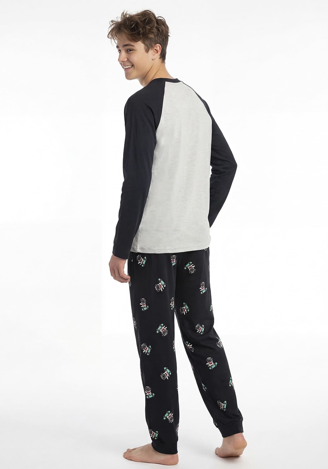 PIJAMA JUVENIL HOMBRE PANTALON ALGODON - 2