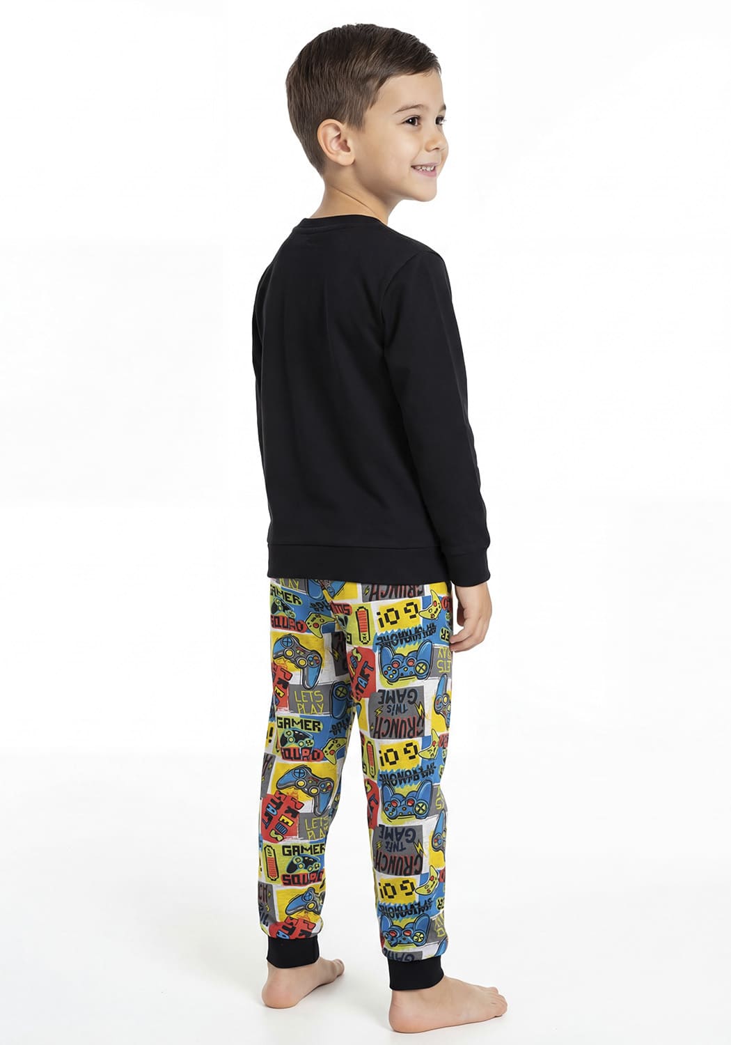 PIJAMA NIÑO PANTALON ALGODON - 2