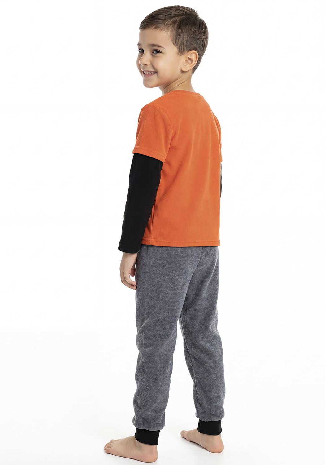 PIJAMA NIÑO PANTALON POLAR - 2