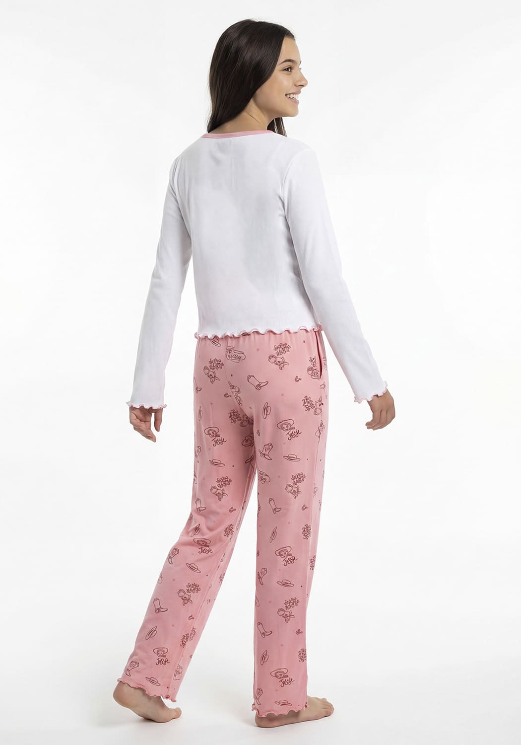 PIJAMA JUVENIL MUJER PANTALON PIEL DE DURAZNO - 2