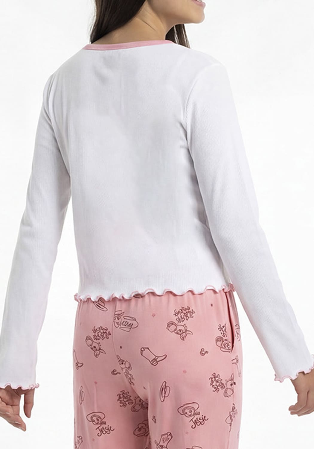 PIJAMA JUVENIL MUJER PANTALON PIEL DE DURAZNO - 4