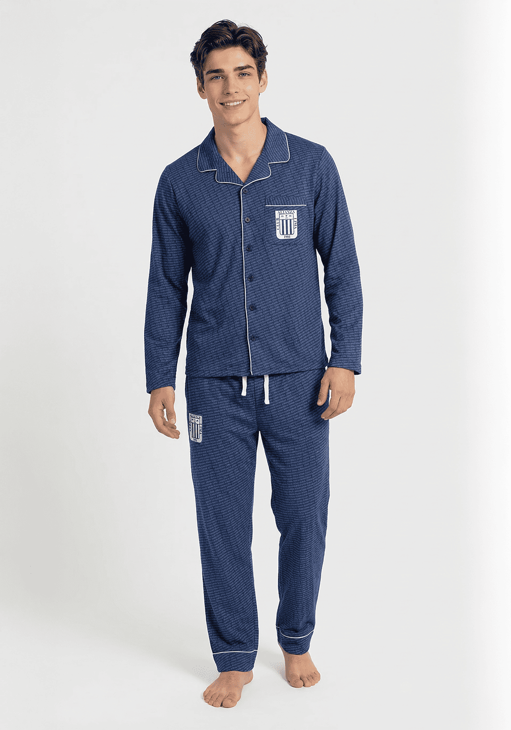 PIJAMA JUVENIL HOMBRE PANTALON ALGODON - 1