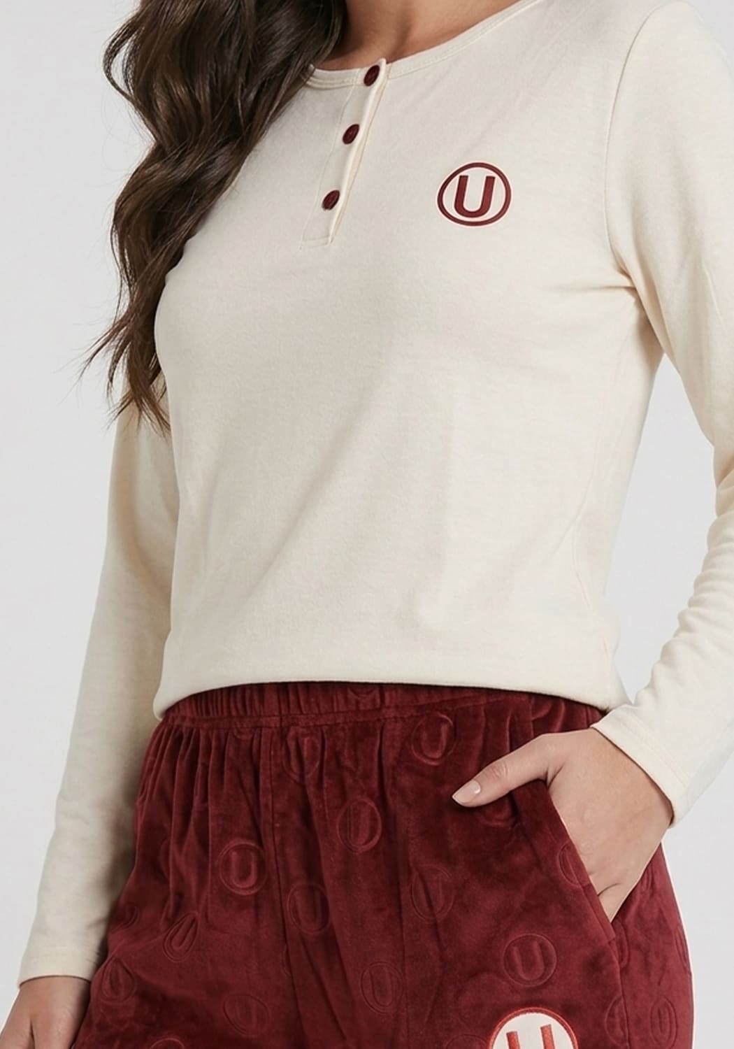 PIJAMA JUVENIL MUJER PANTALON ALGODON - 4