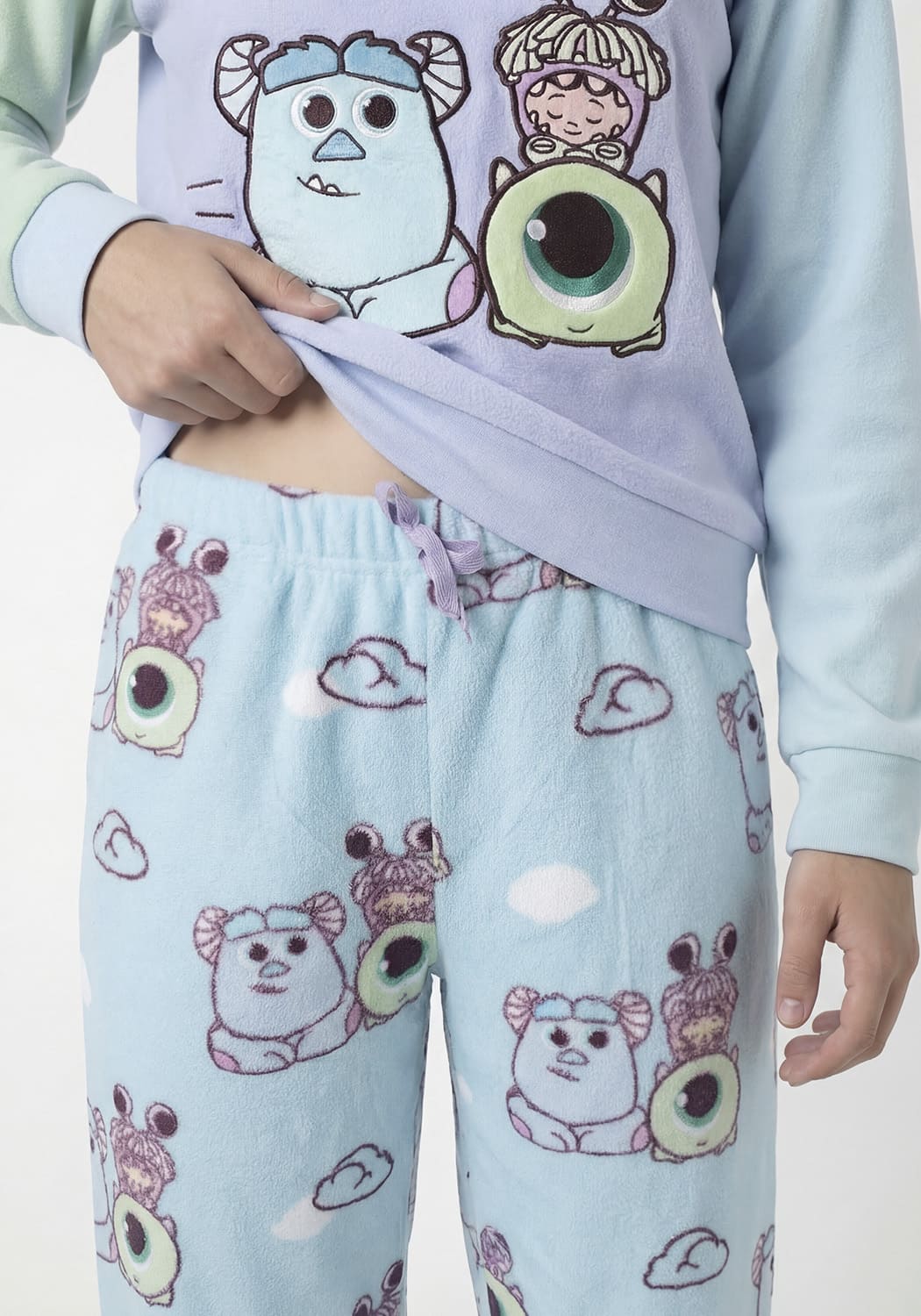 PIJAMA JUVENIL MUJER PANTALON POLAR - 5