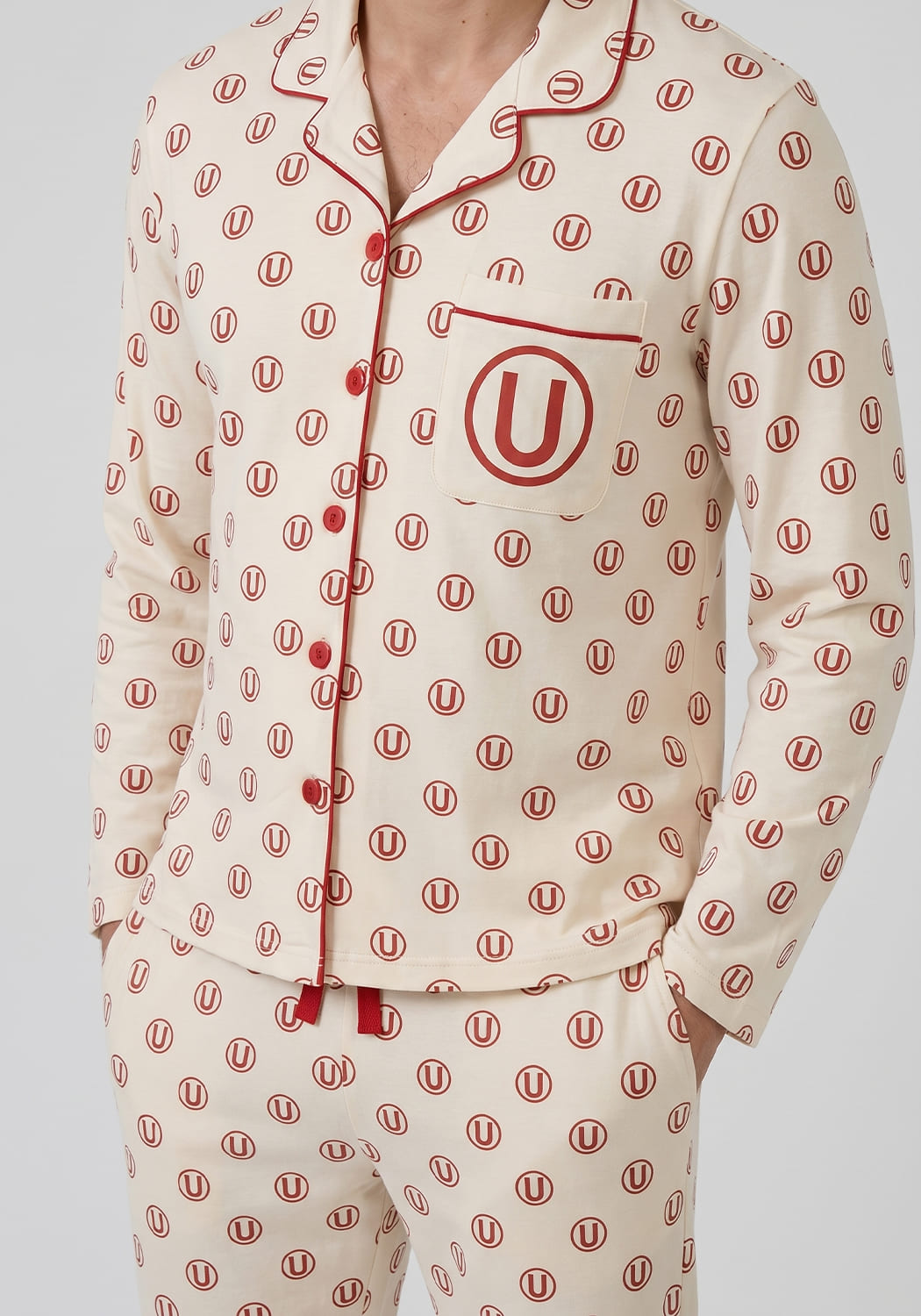 PIJAMA JUVENIL HOMBRE PANTALON ALGODON - 2