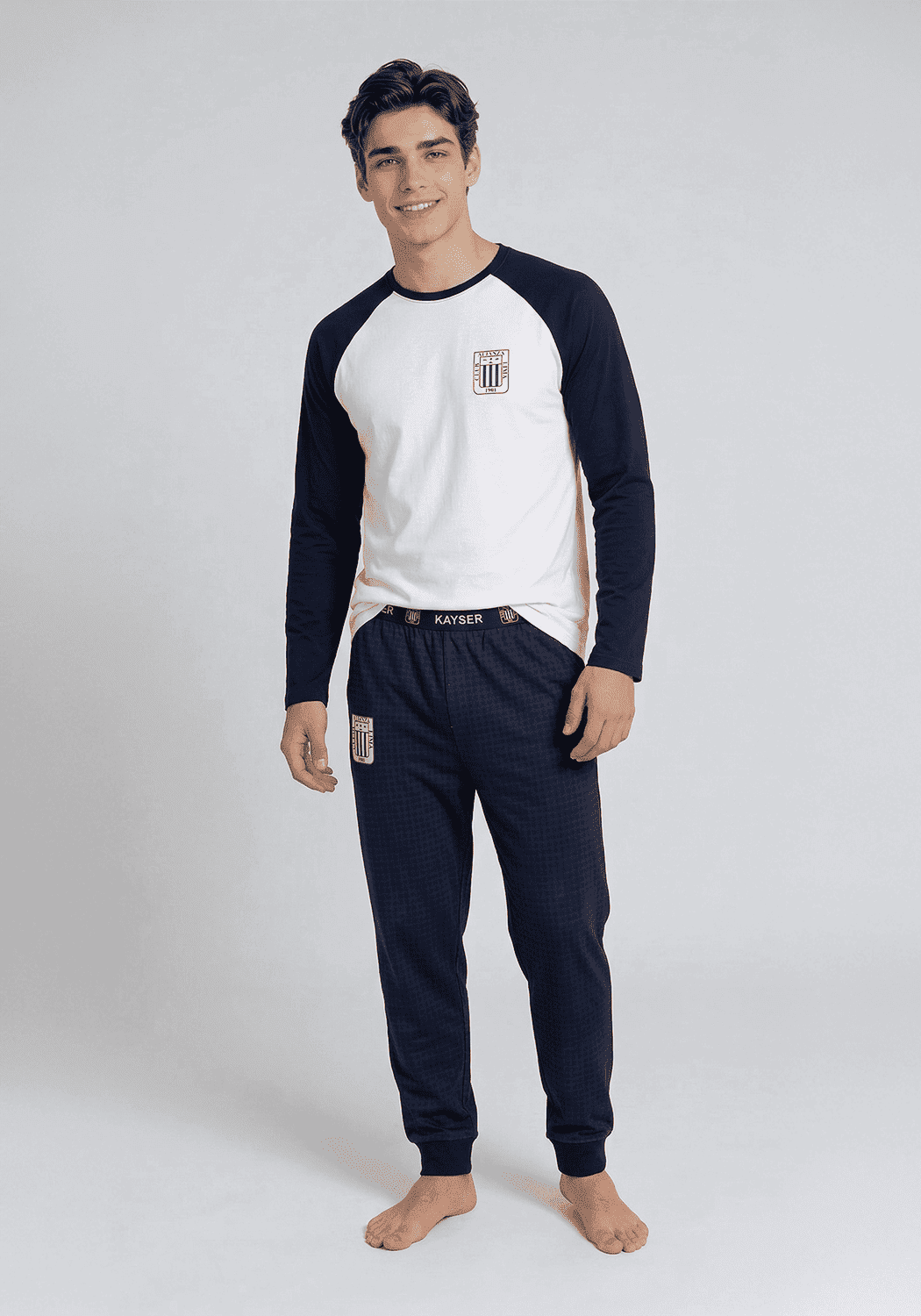 PIJAMA JUVENIL HOMBRE PANTALON ALGODON - 1