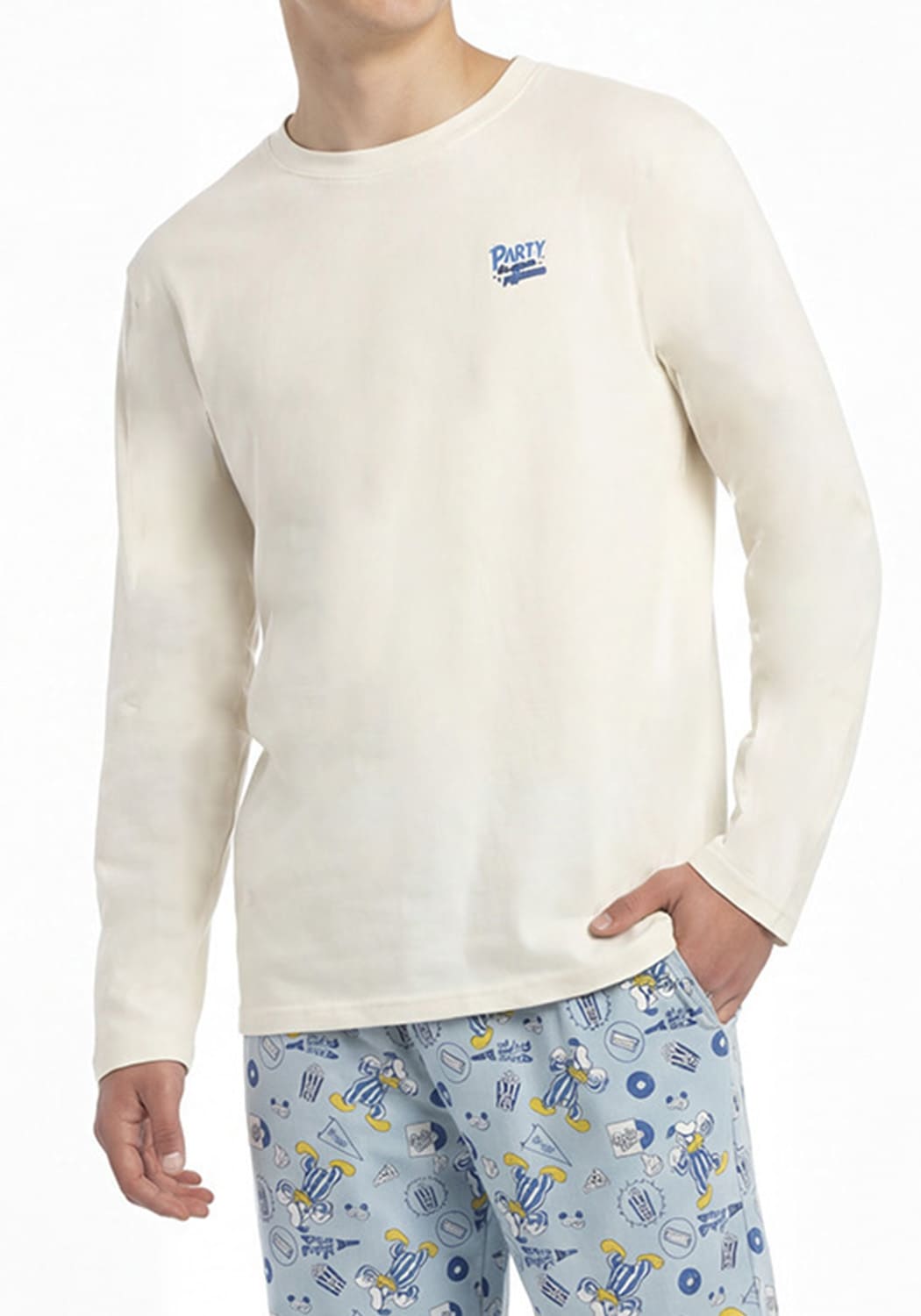 PIJAMA JUVENIL HOMBRE PANTALON ALGODON - 3