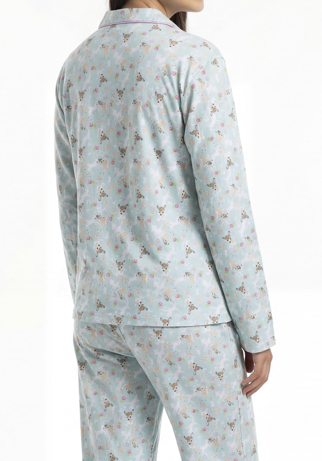 PIJAMA JUVENIL MUJER PANTALON ALGODON - 4
