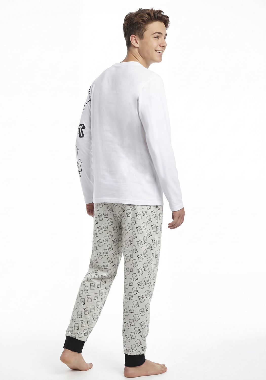 PIJAMA JUVENIL HOMBRE PANTALON ALGODON - 2