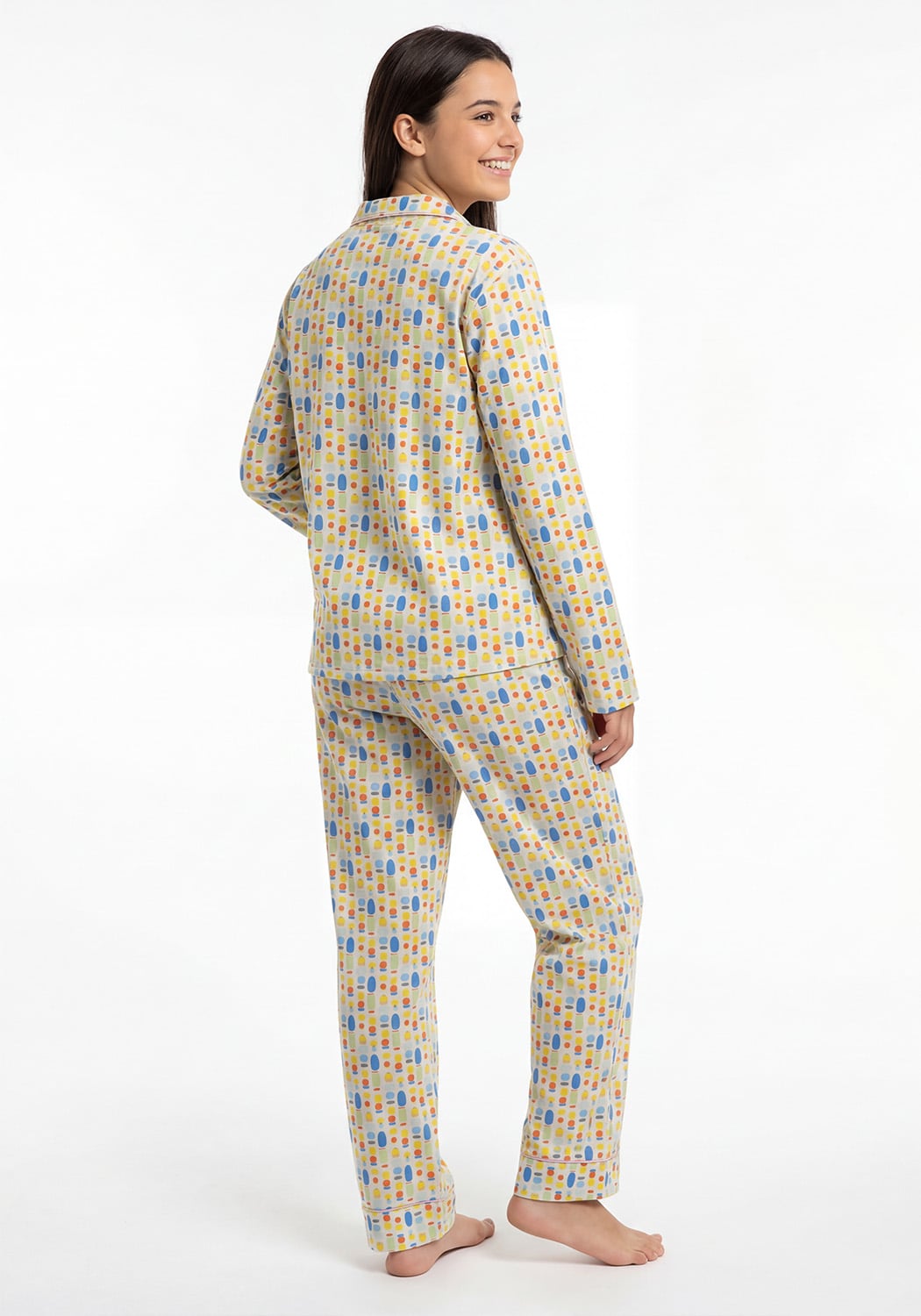 PIJAMA JUVENIL MUJER PANTALON ALGODON - 2