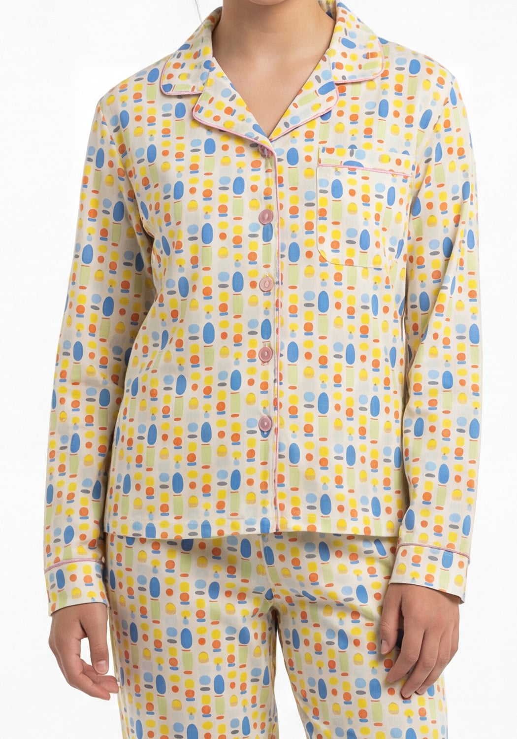 PIJAMA JUVENIL MUJER PANTALON ALGODON - 3