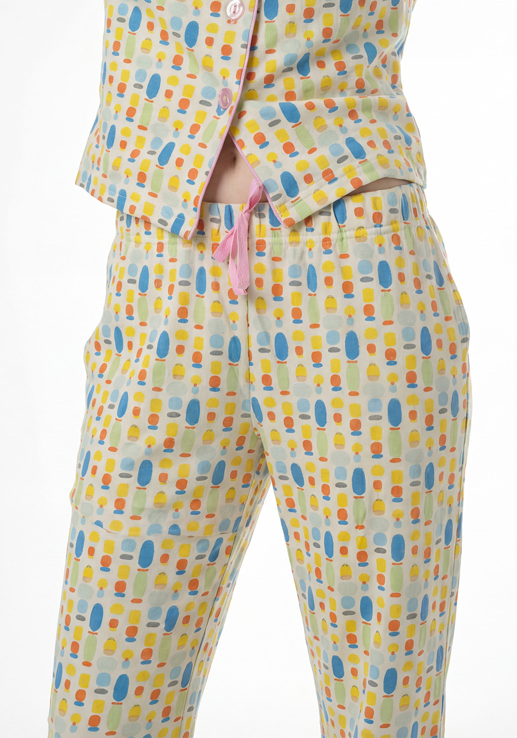 PIJAMA JUVENIL MUJER PANTALON ALGODON - 4