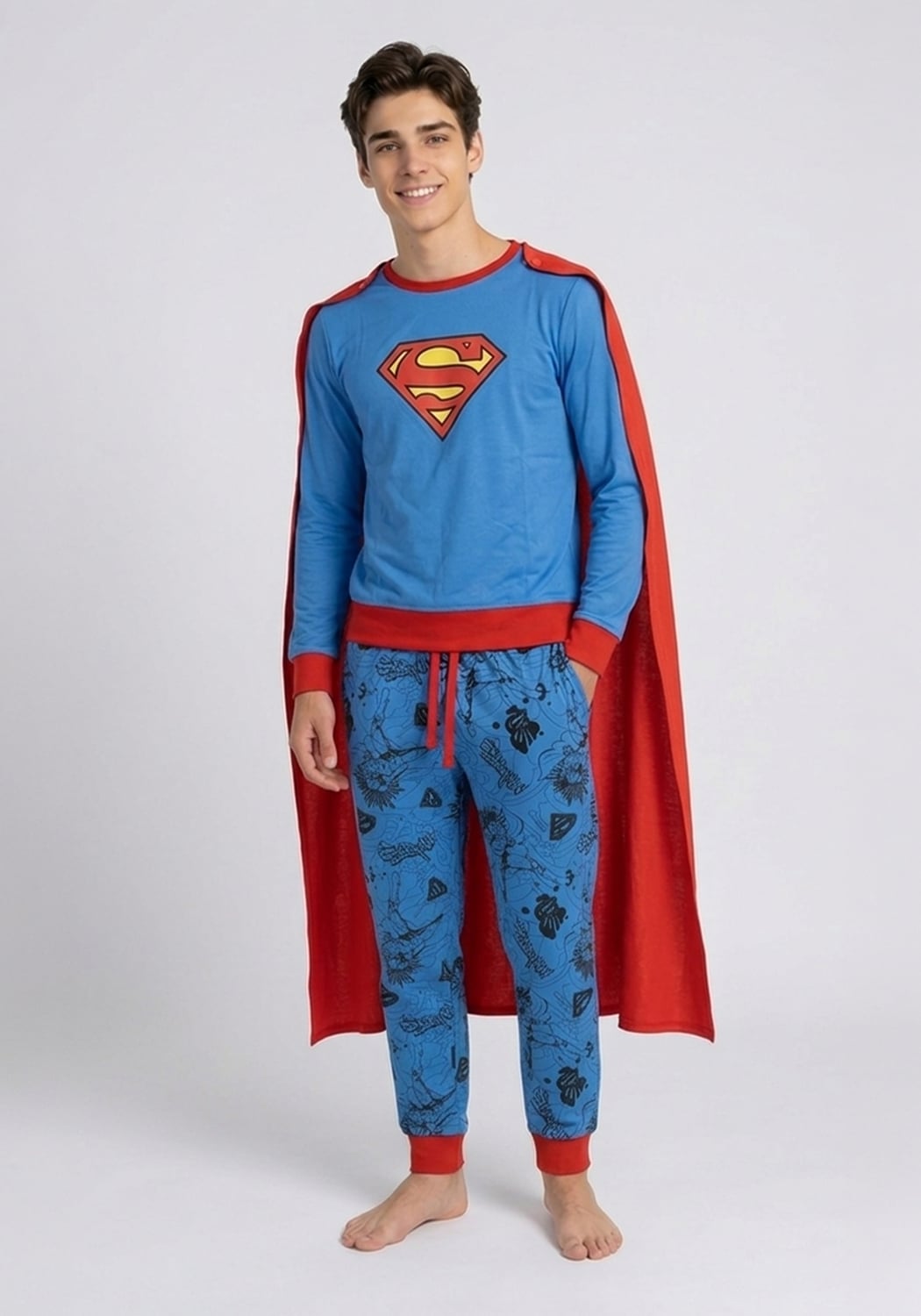 PIJAMA JUVENIL HOMBRE PANTALON POLAR - 1