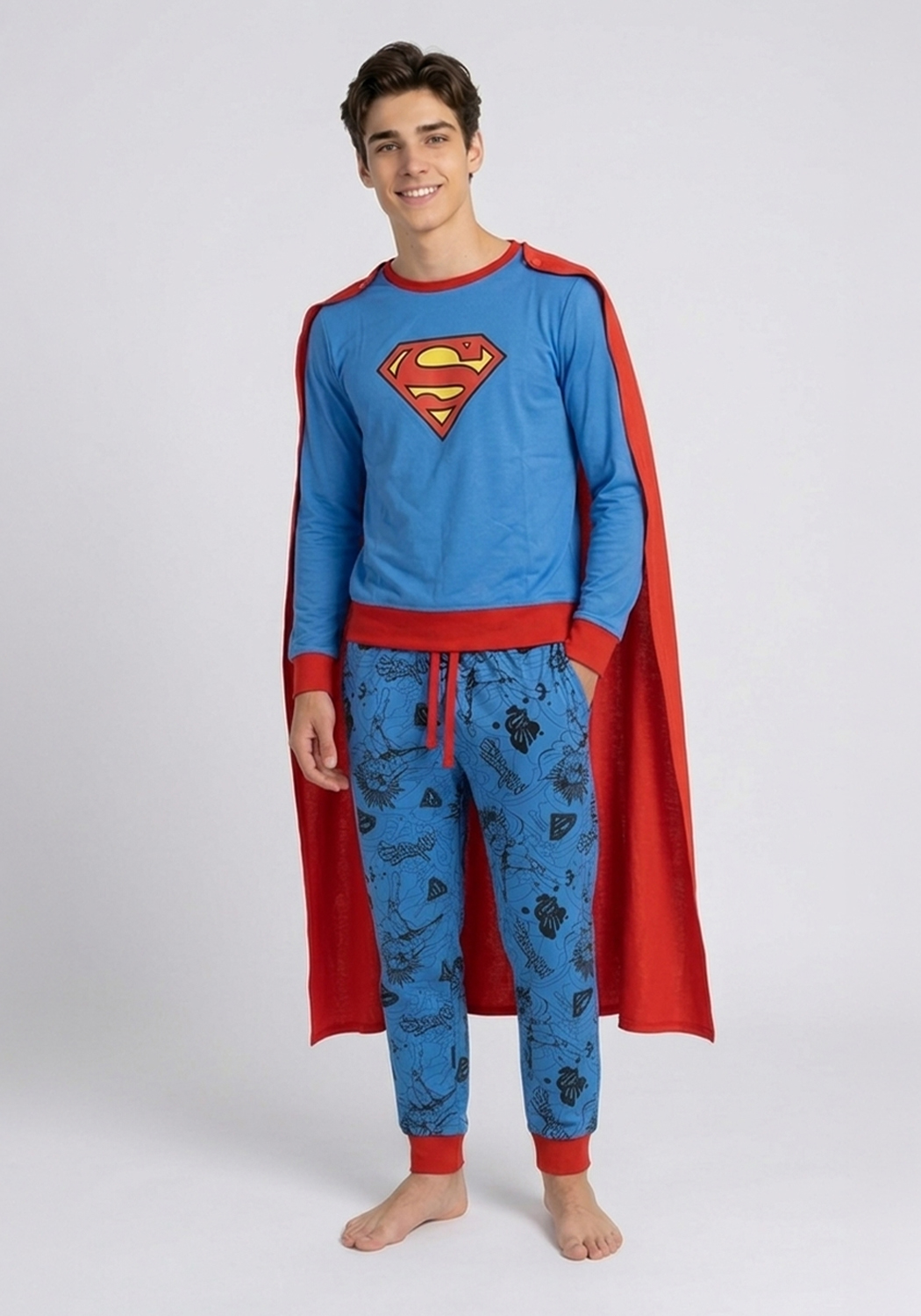 PIJAMA JUVENIL HOMBRE PANTALON POLAR - 1