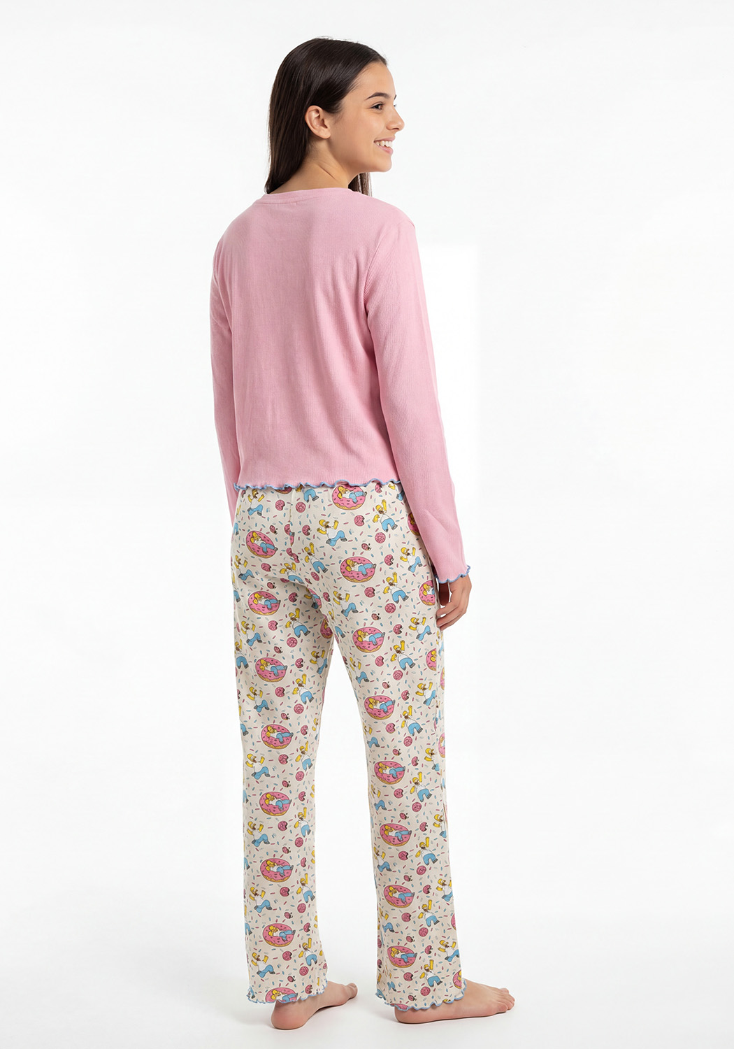 PIJAMA JUVENIL MUJER PANTALON ALGODON - 2