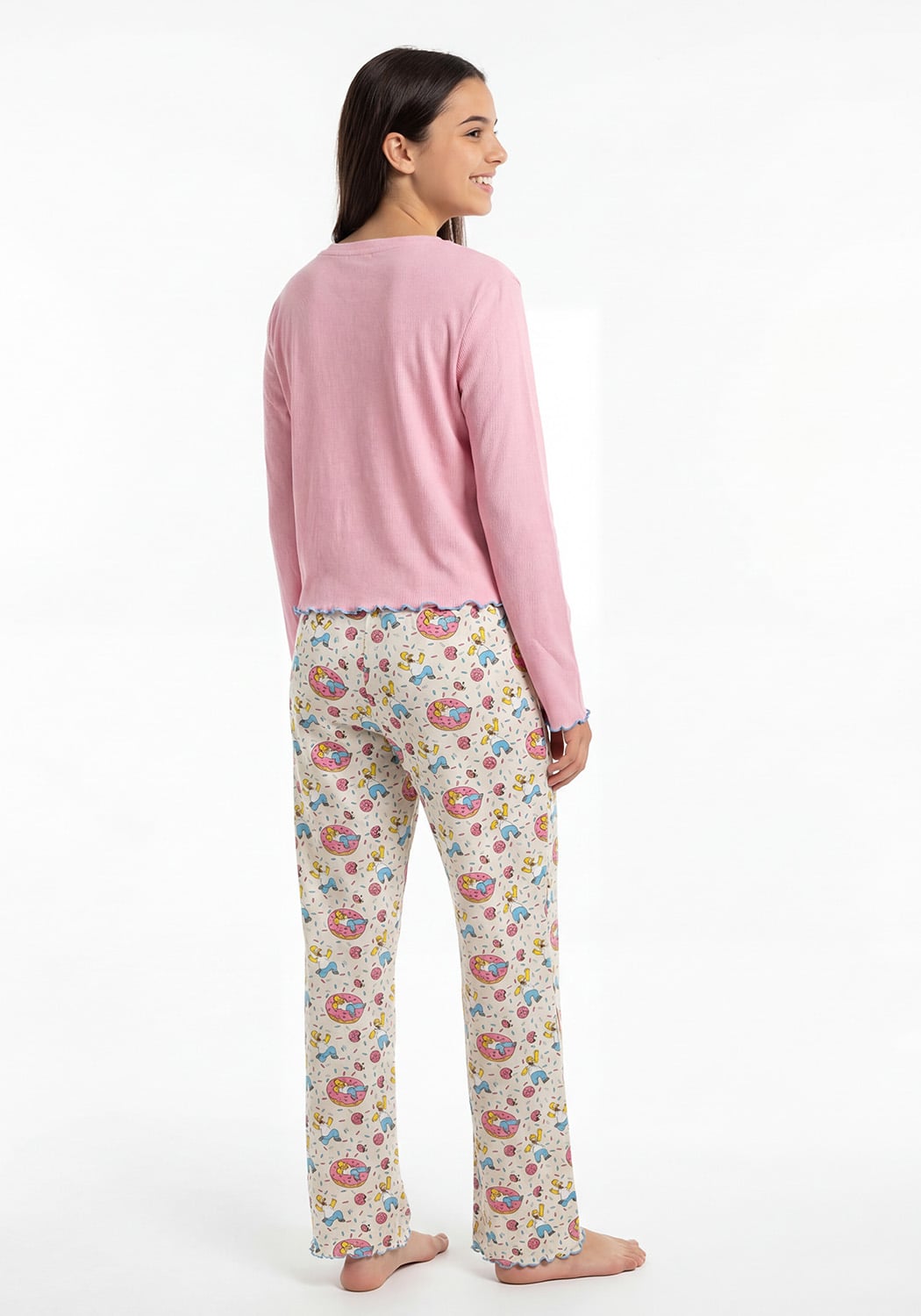 PIJAMA JUVENIL MUJER PANTALON ALGODON - 2