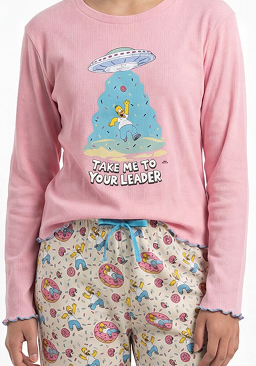 PIJAMA JUVENIL MUJER PANTALON ALGODON - 3