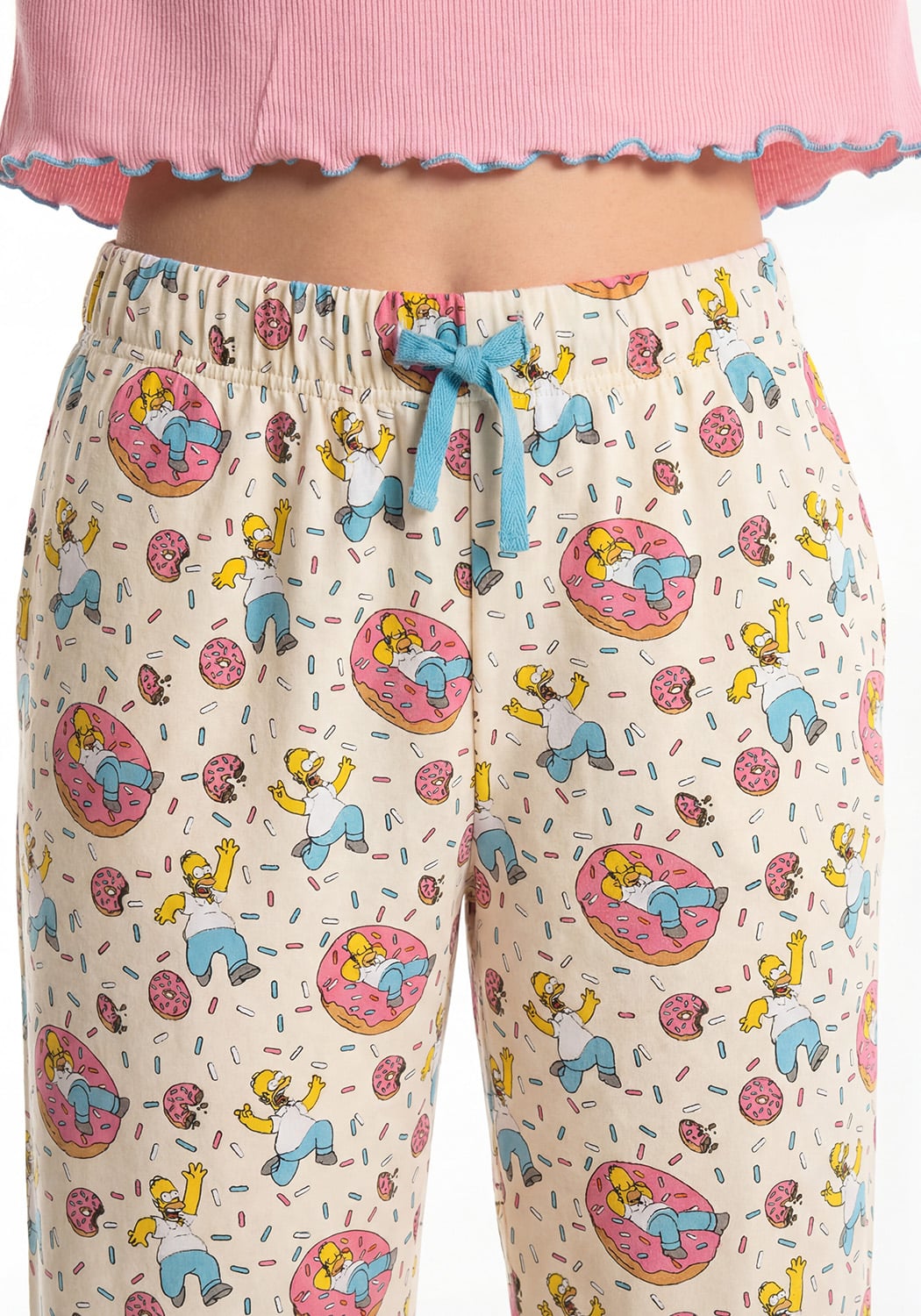 PIJAMA JUVENIL MUJER PANTALON ALGODON - 4