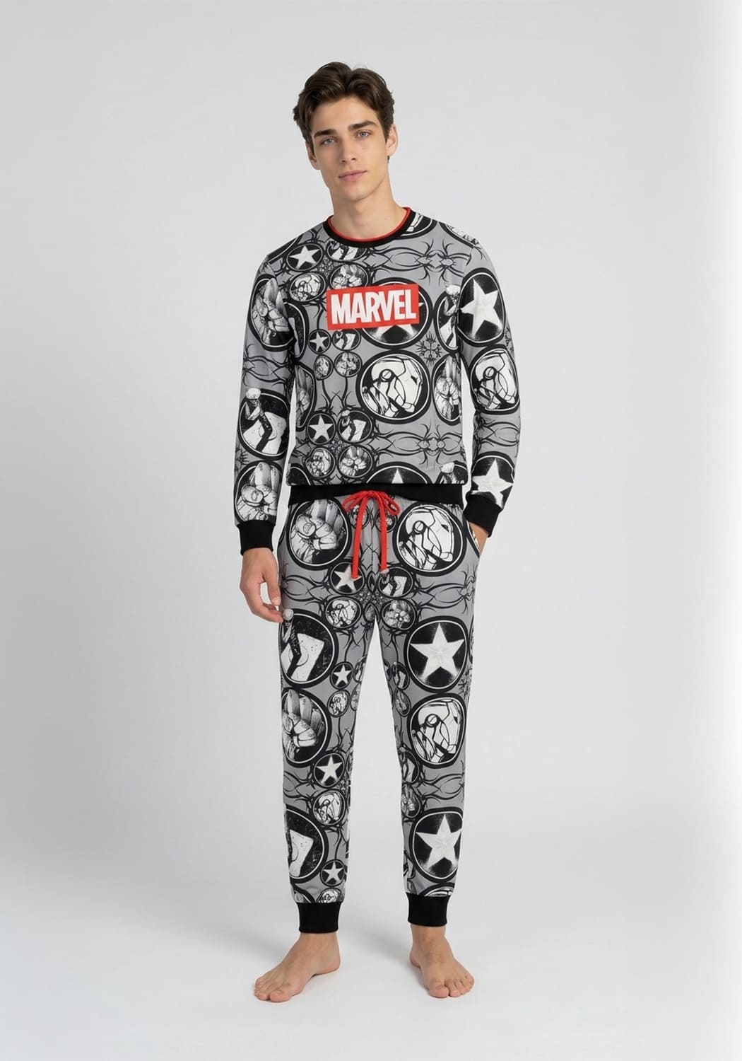 PIJAMA JUVENIL HOMBRE PANTALON PLUSH - 1