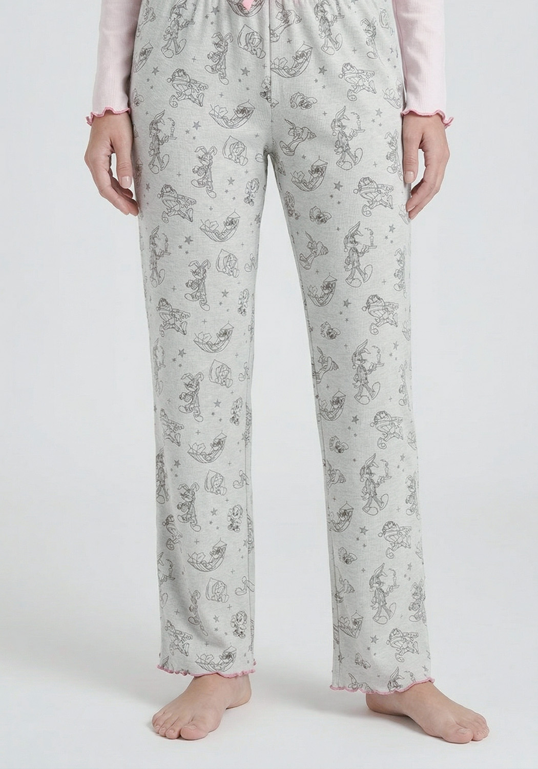 PIJAMA JUVENIL MUJER PANTALON ALGODON - 3