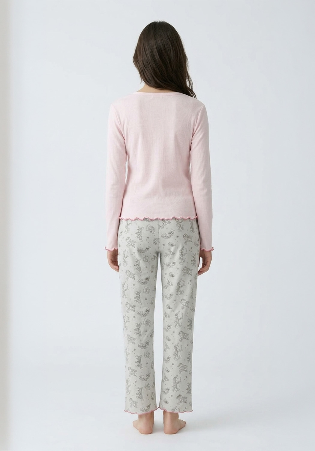 PIJAMA JUVENIL MUJER PANTALON ALGODON - 4