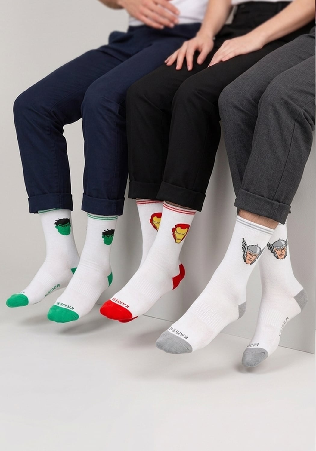TRIPACK MEDIAS JUVENIL HOMBRE MARVEL - 1