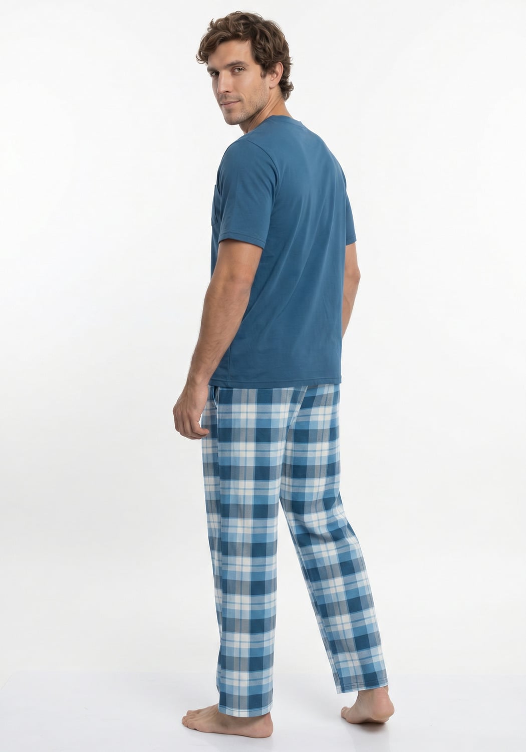 PIJAMA HOMBRE PANTALON ALGODON - 2