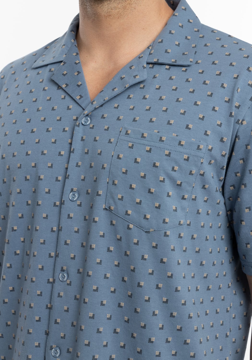 PIJAMA HOMBRE PANTALON ALGODON - 3
